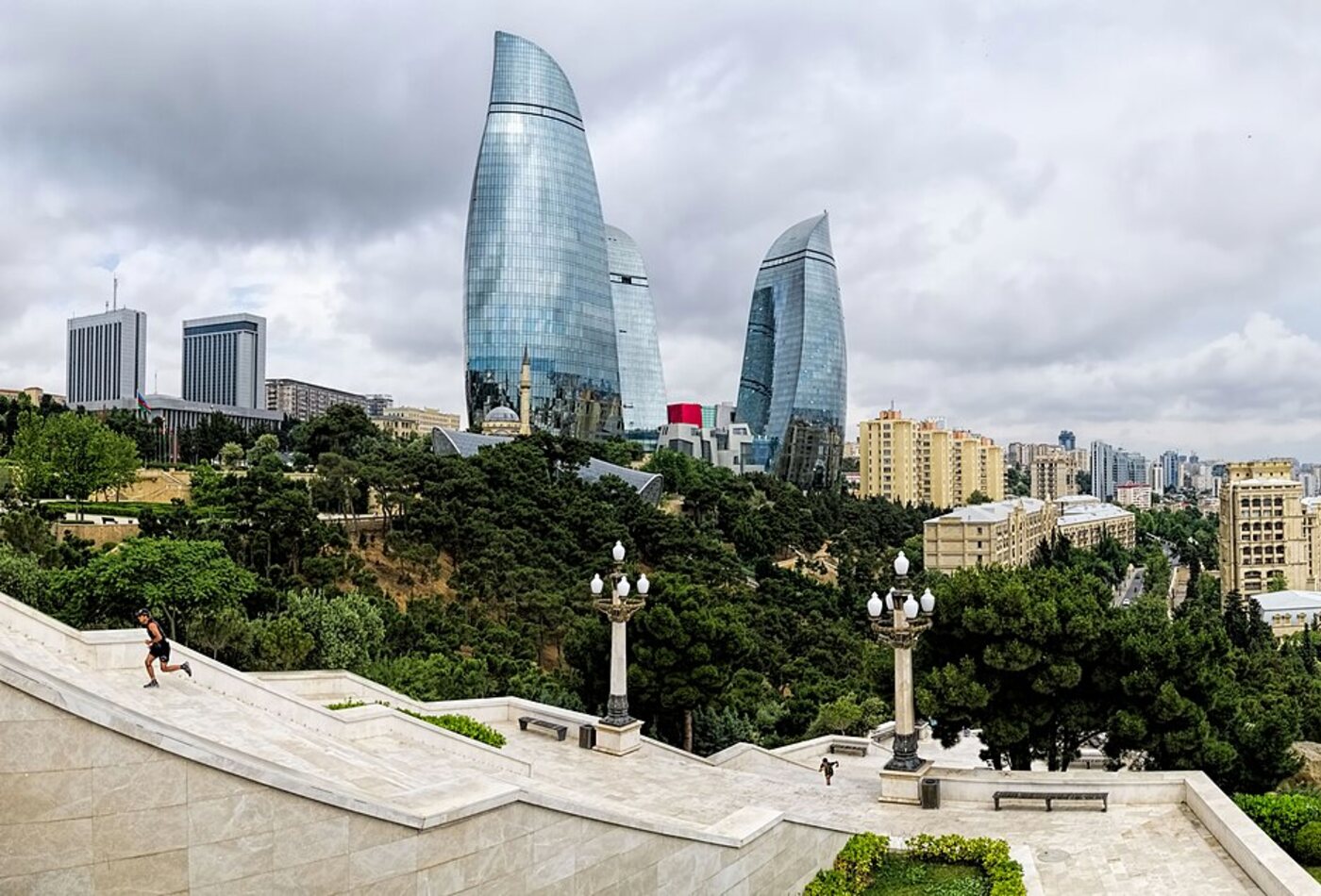 Baku skyline Azerbaijan