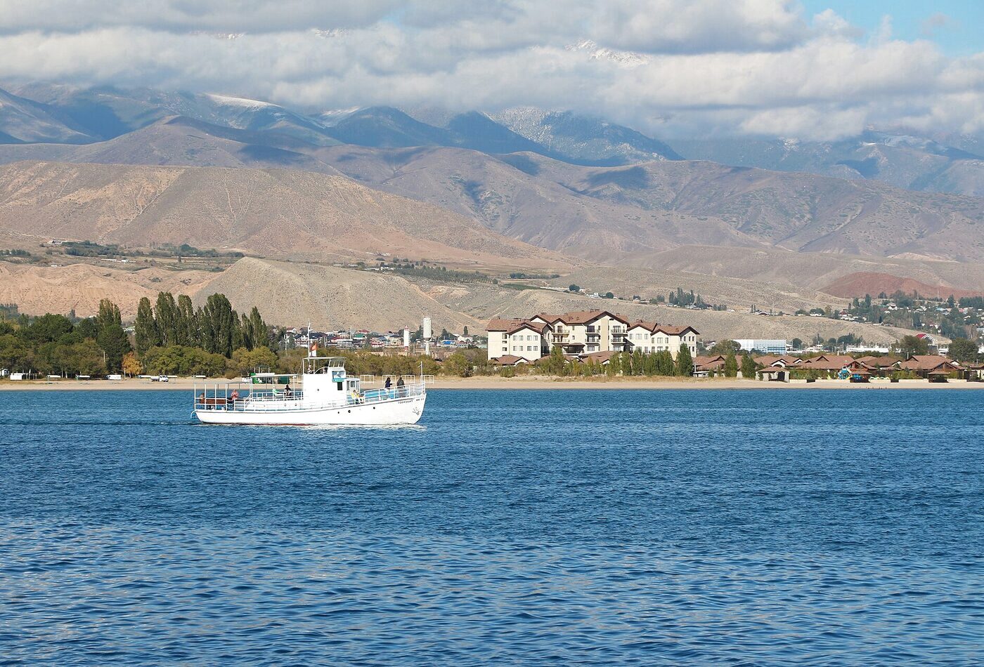 Issyk Kul lake Kyrgyzstan