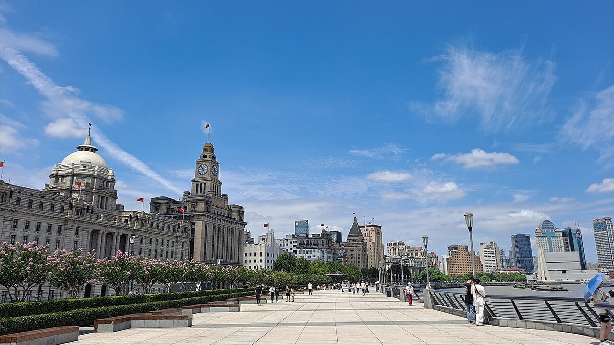 Шанхайский Bund для city break