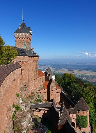 Chateau du Haut-Koenigsbourg в маршруте Alsace