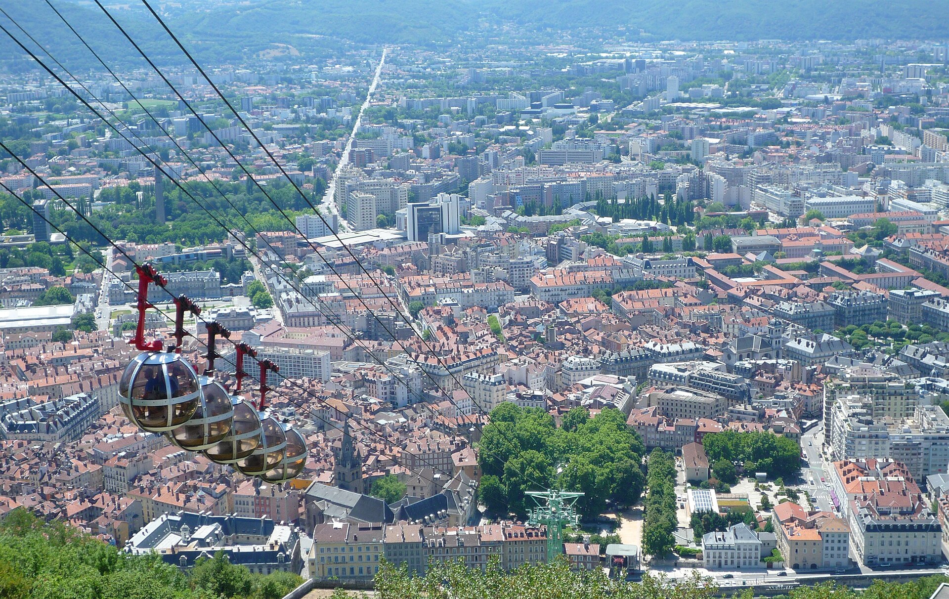Grenoble Bastille cable car