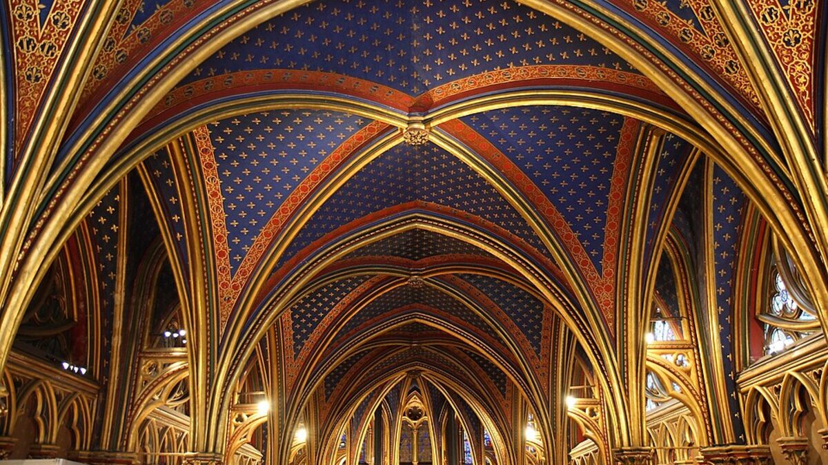 Sainte-Chapelle и витражи Ile de la Cite