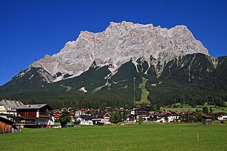 Zugspitze high mountain day