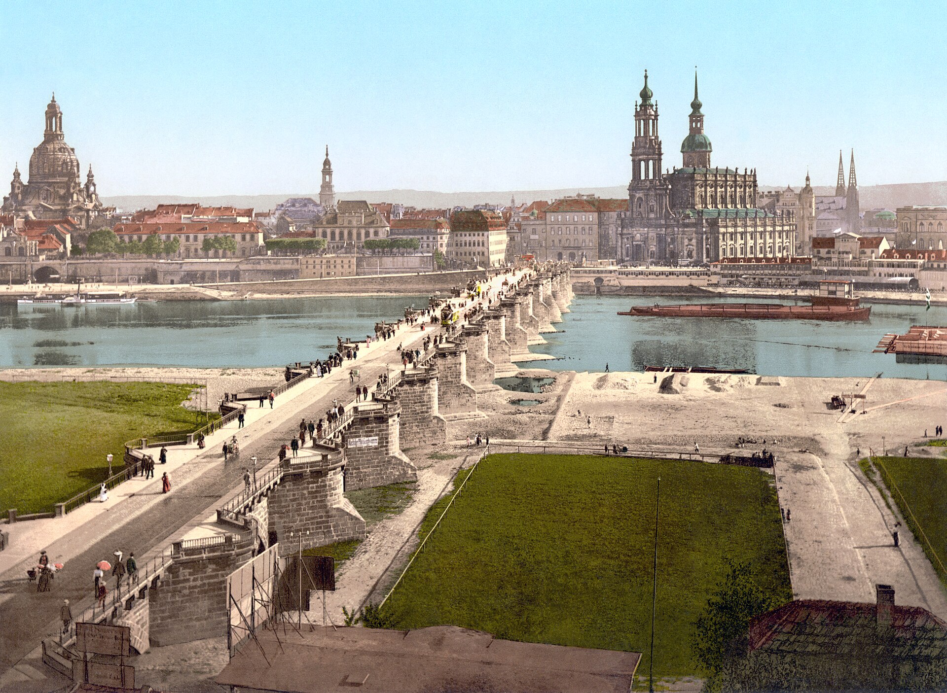 Dresden panorama как старт маршрута по Saxony