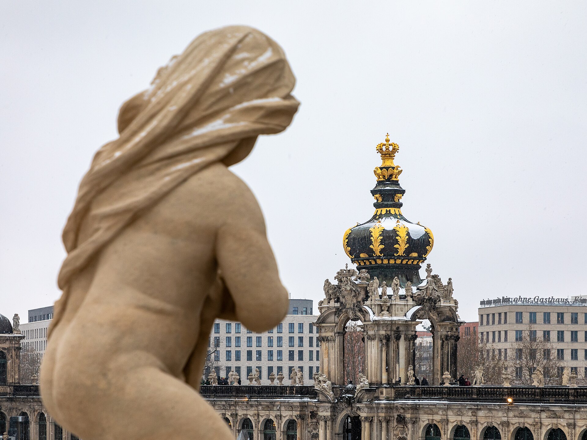 Zwinger galleries и барочная архитектура