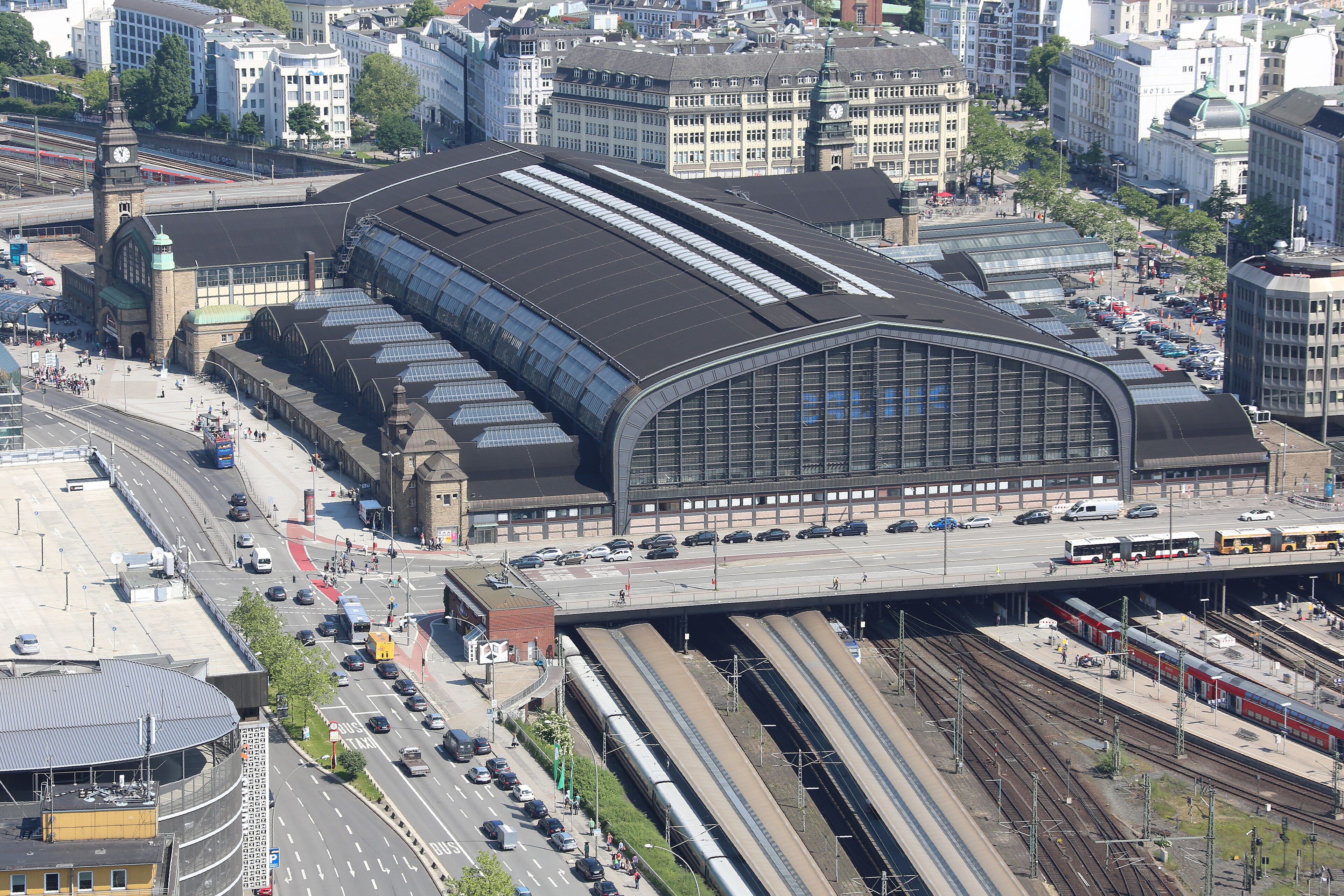 Hamburg Hauptbahnhof для DB/ICE и северных выездов