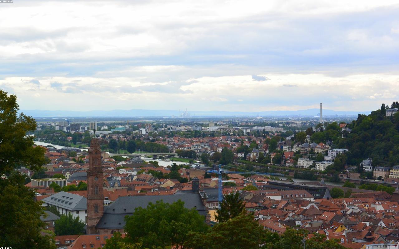 Heidelberg old town для первого romantic Germany route