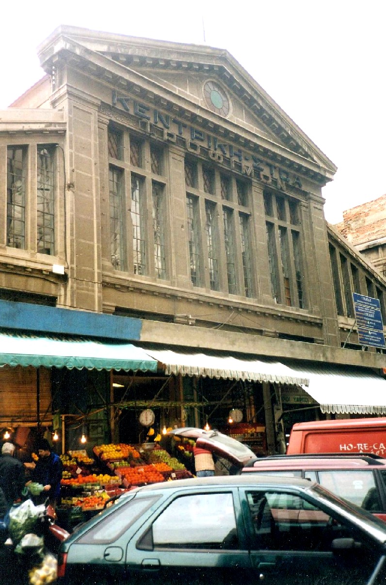 Modiano Market и городские расходы в Thessaloniki