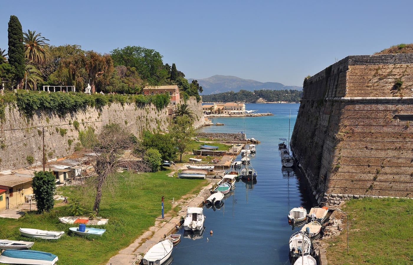 Old Fortress Corfu как ориентир UNESCO old town