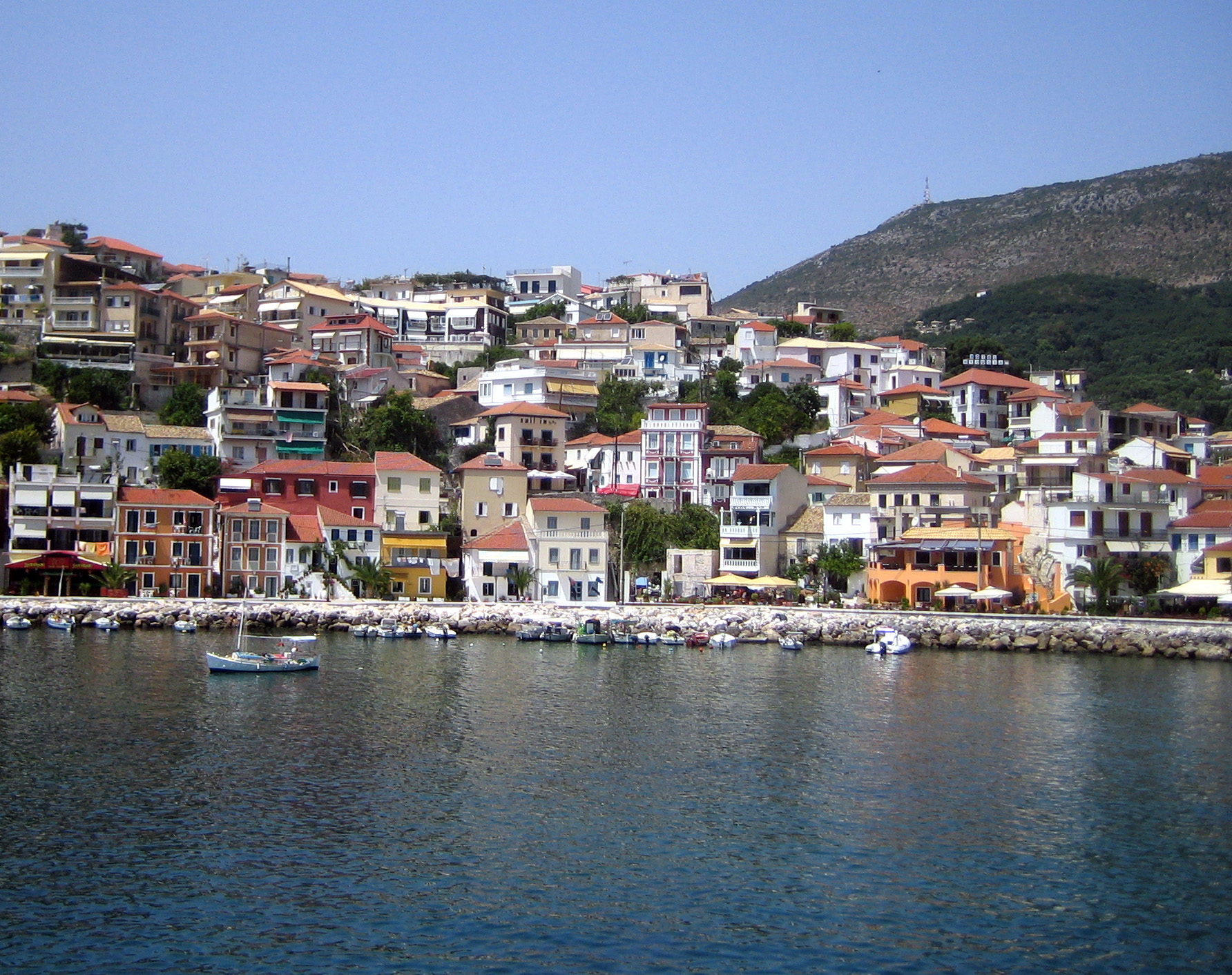 Parga как coastal extension Epirus