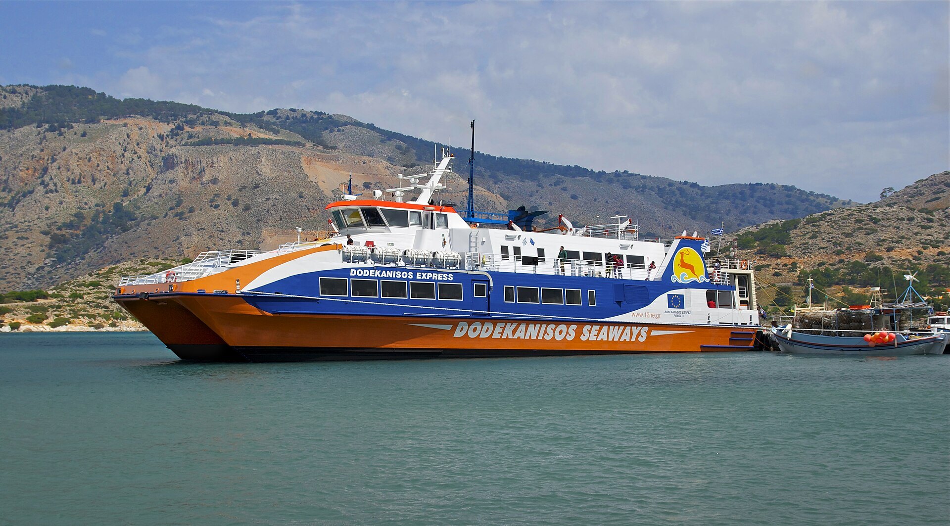 Symi harbor как day trip из Rhodes