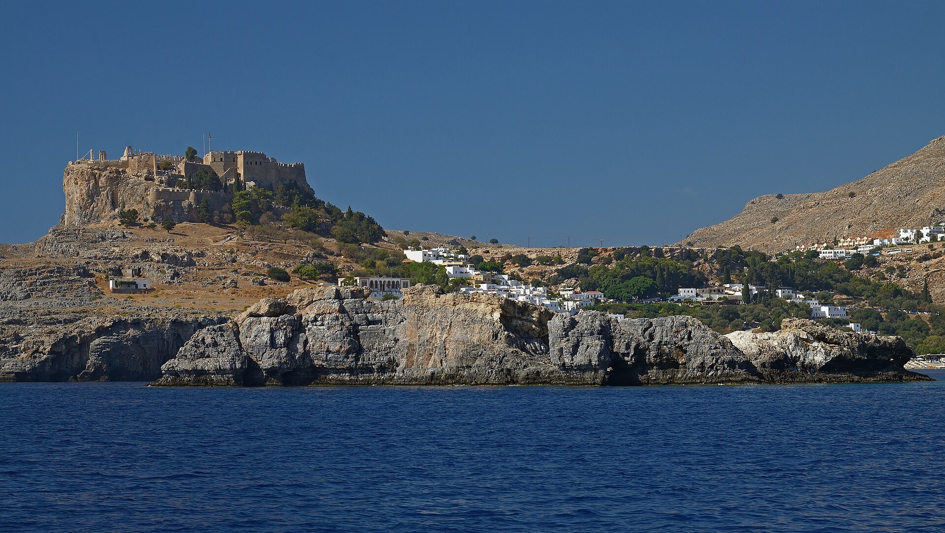 Lindos town и расходы в EUR