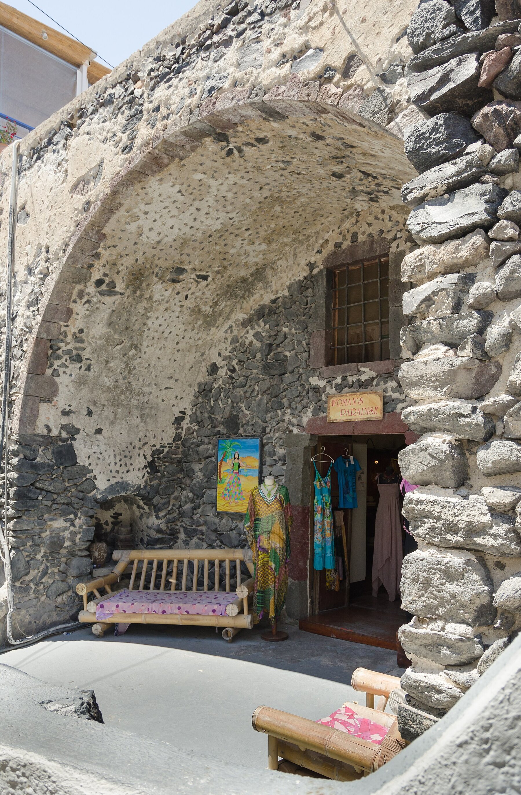 Fira streets и расходы на Santorini