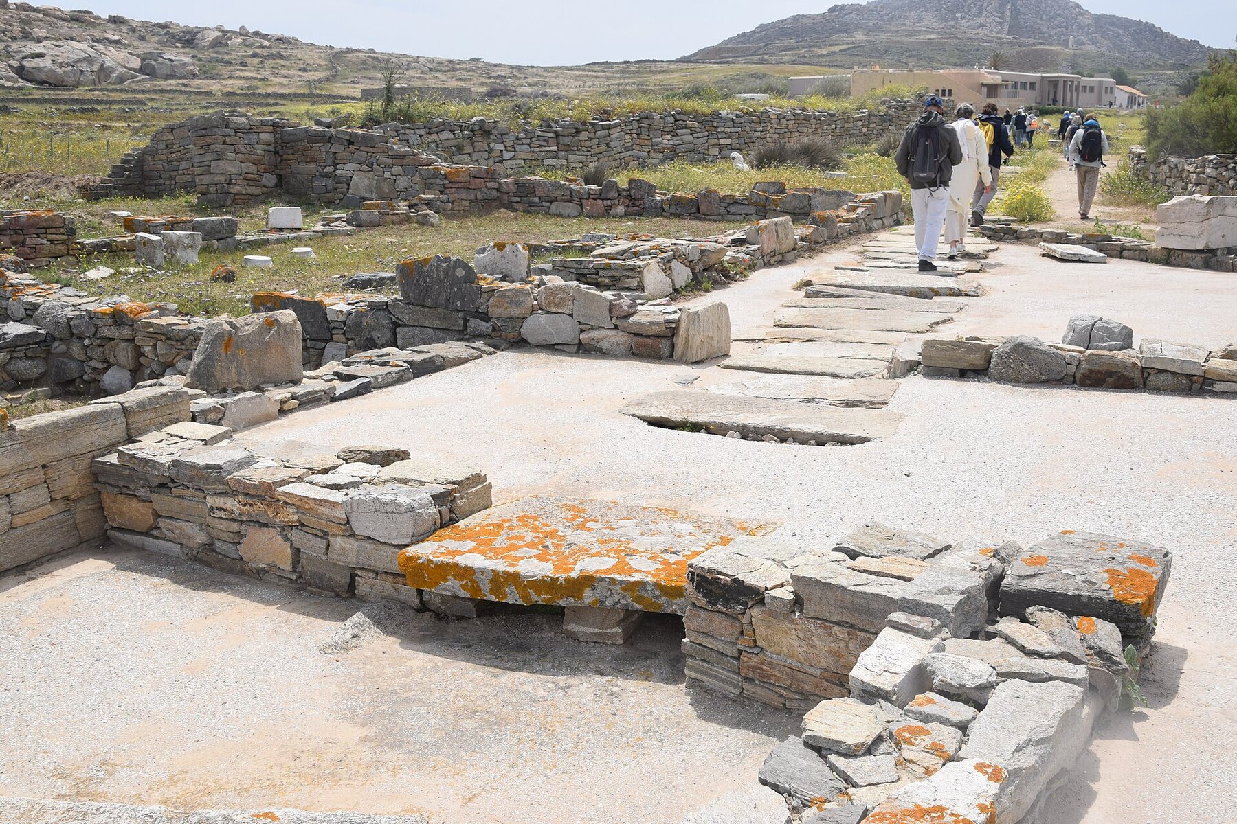 Delos archaeological island из Mykonos
