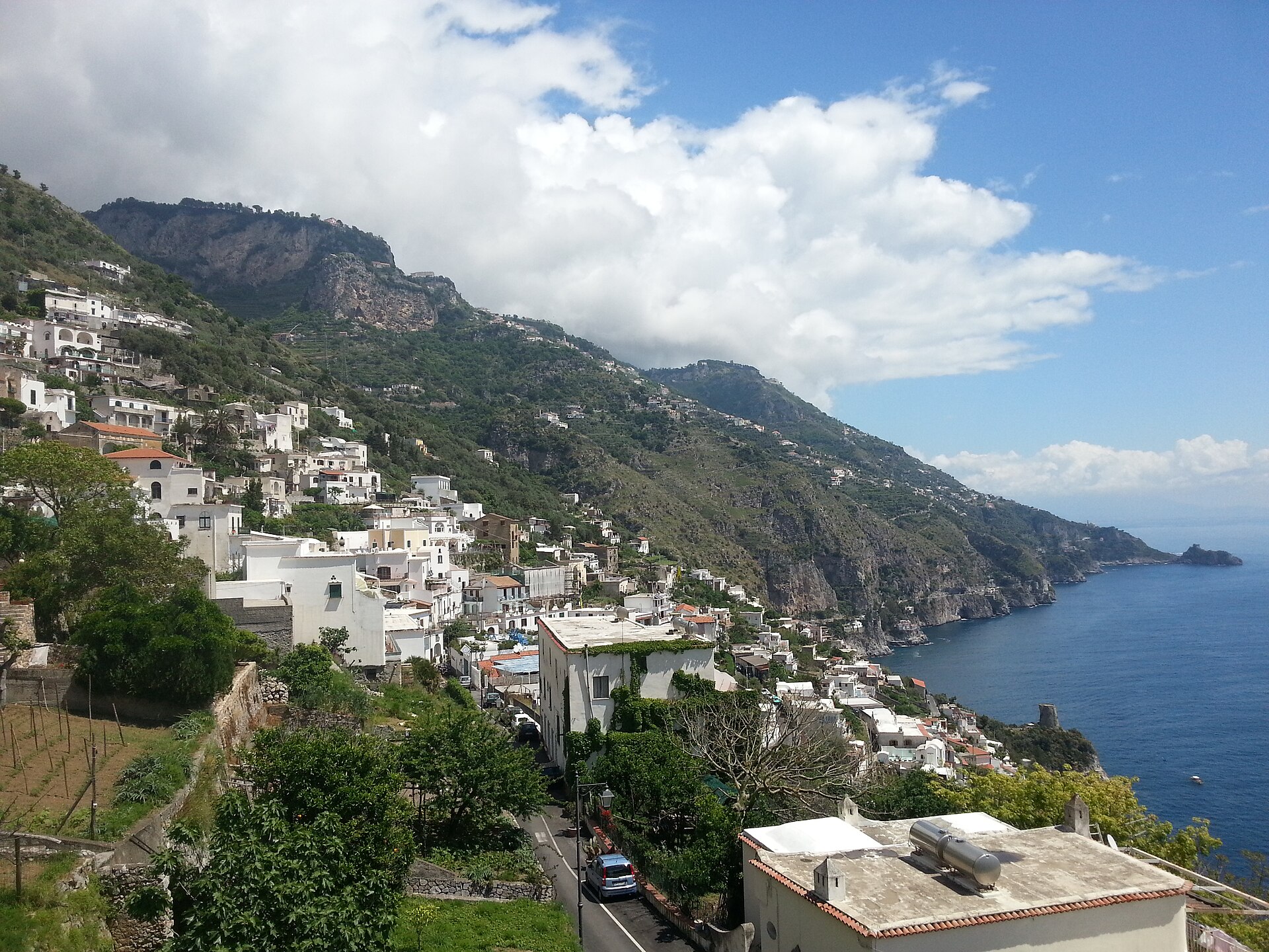 Praiano как более спокойная база на Amalfi Coast