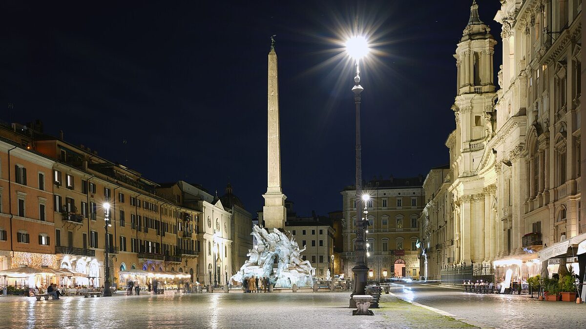 Piazza Navona для прогулочного маршрута