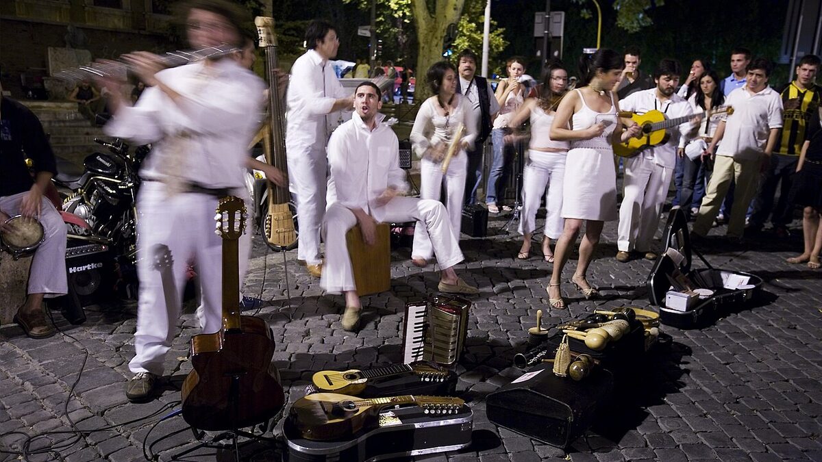 Улица Trastevere для вечерней прогулки
