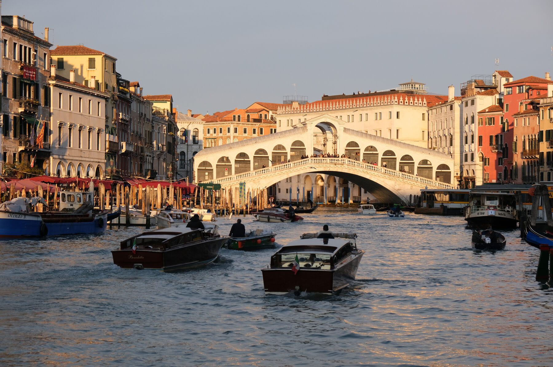 Rialto и пешие мосты Venice