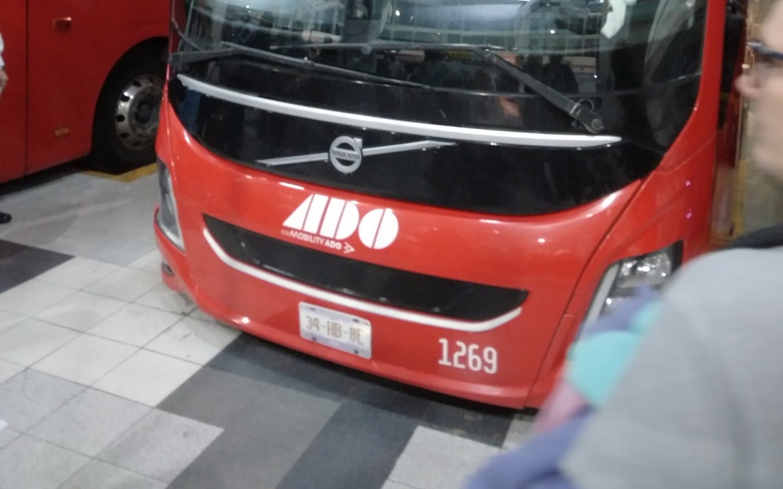 ADO bus для перемещений по Cancun, Tulum и Yucatan