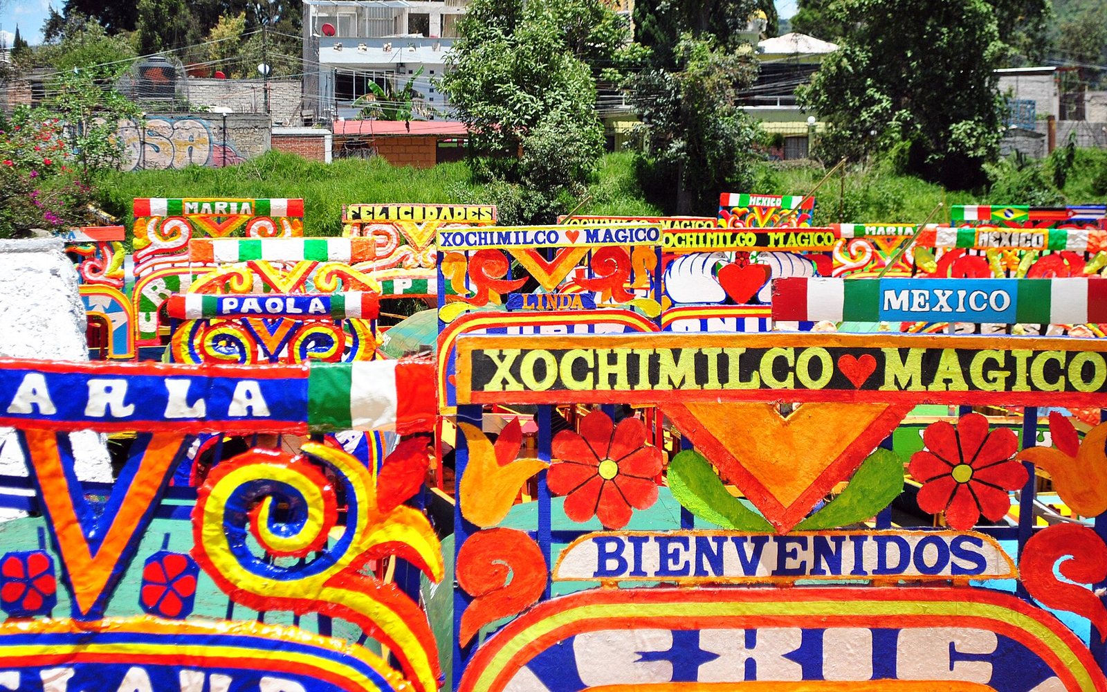 Xochimilco и trajineras как отдельный городской выезд