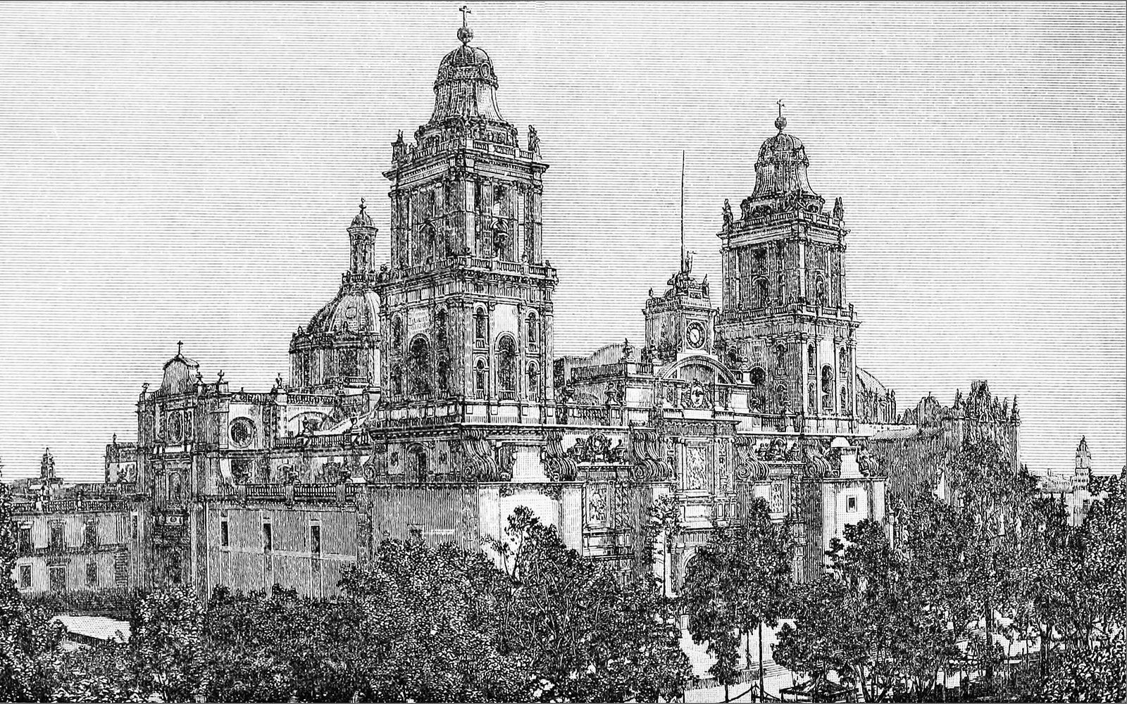 Zocalo и Cathedral как исторический центр