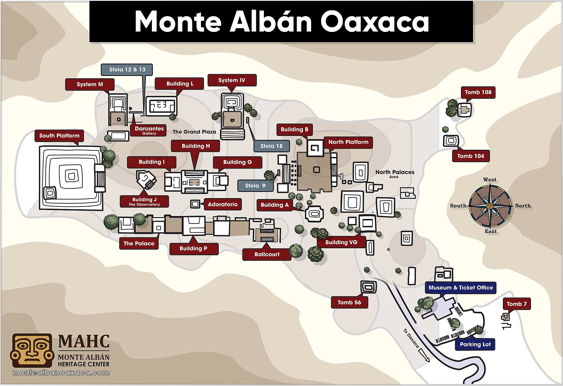 Monte Alban и правила археологических зон INAH