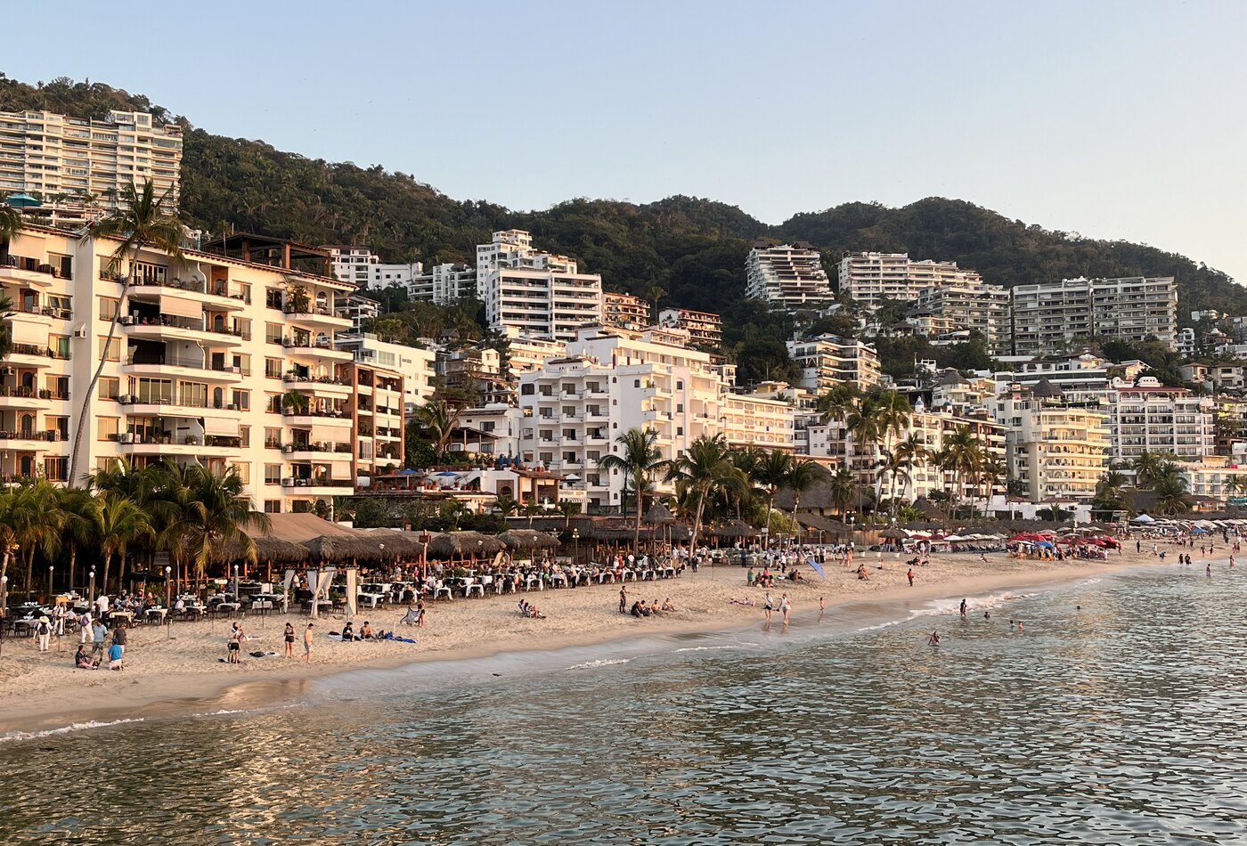 Zona Romantica как прогулочная база Puerto Vallarta