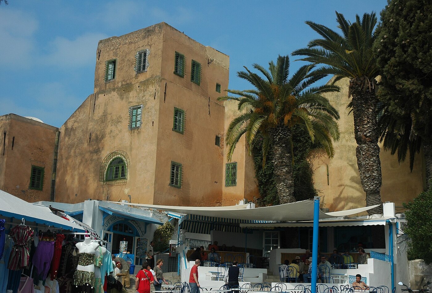 Sidi Bou Said и Carthage coast Tunisia