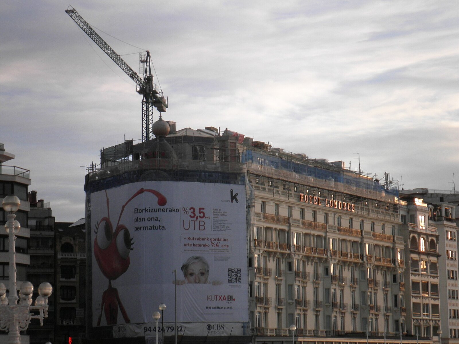 San Sebastian waterfront hotel base
