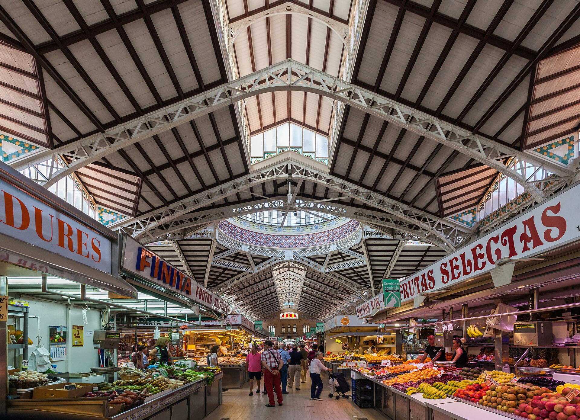 Mercado Central Valencia для еды и локальных расходов