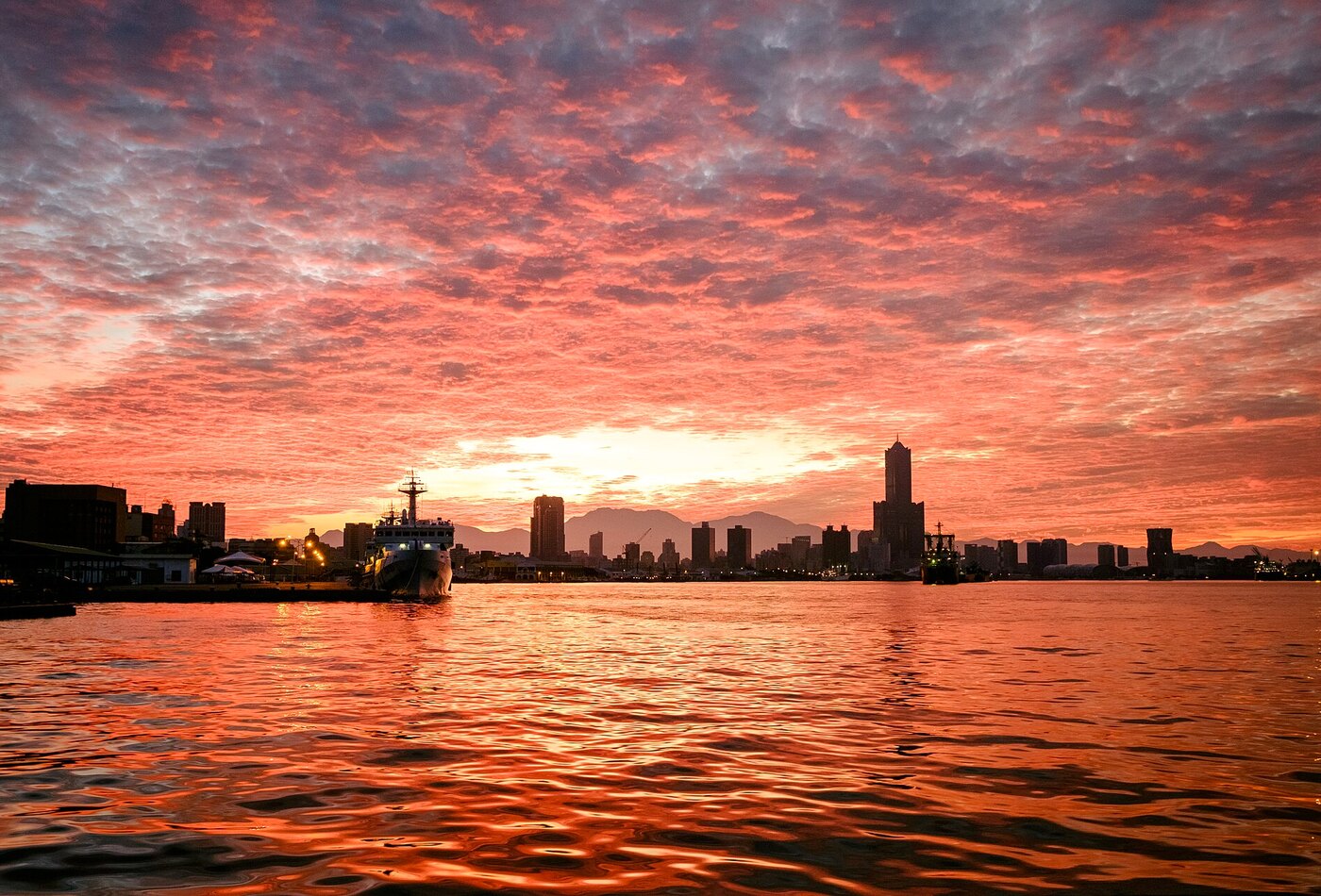 Kaohsiung harbor Taiwan